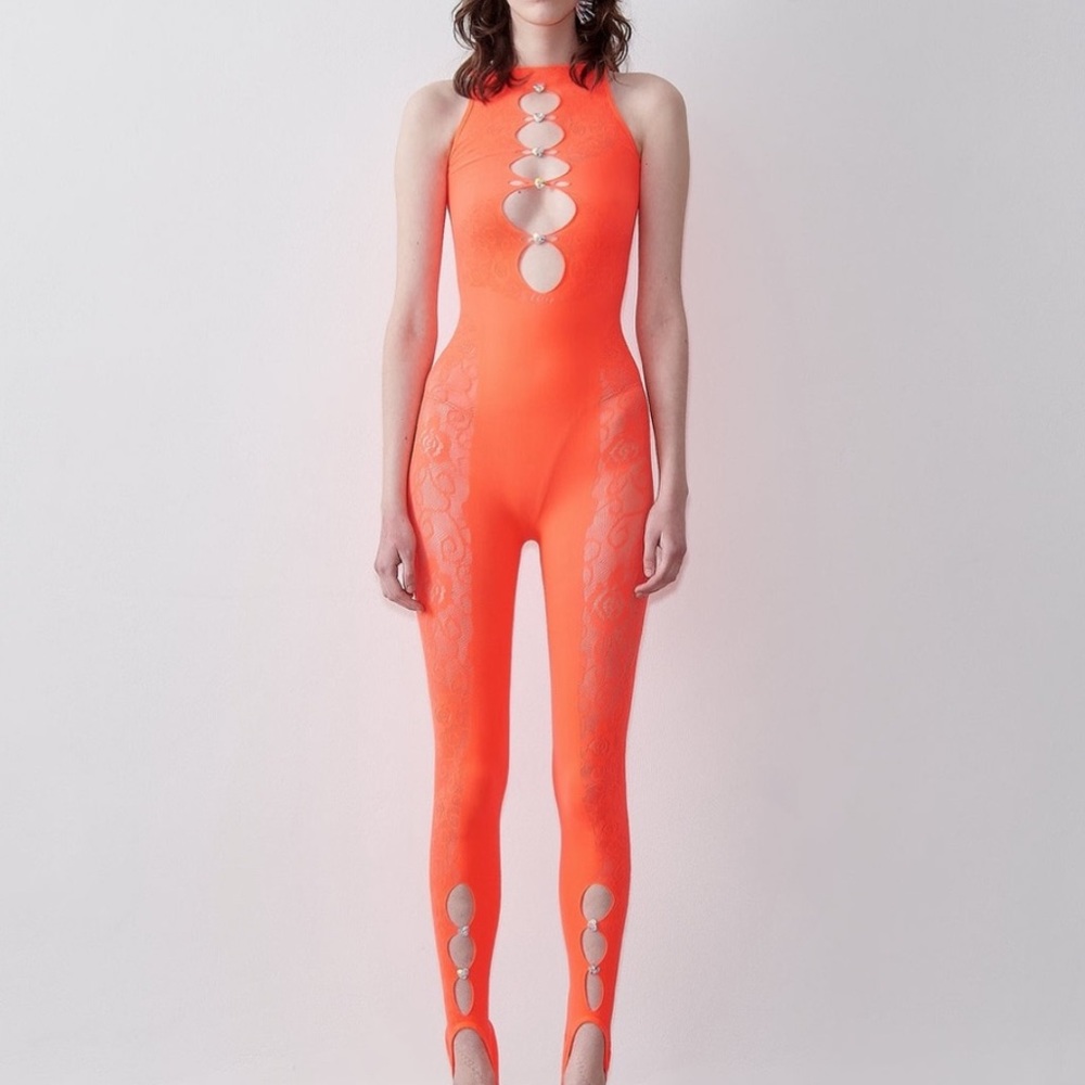 Poster girl Janet jumpsuit OS chilli NIB/NWT